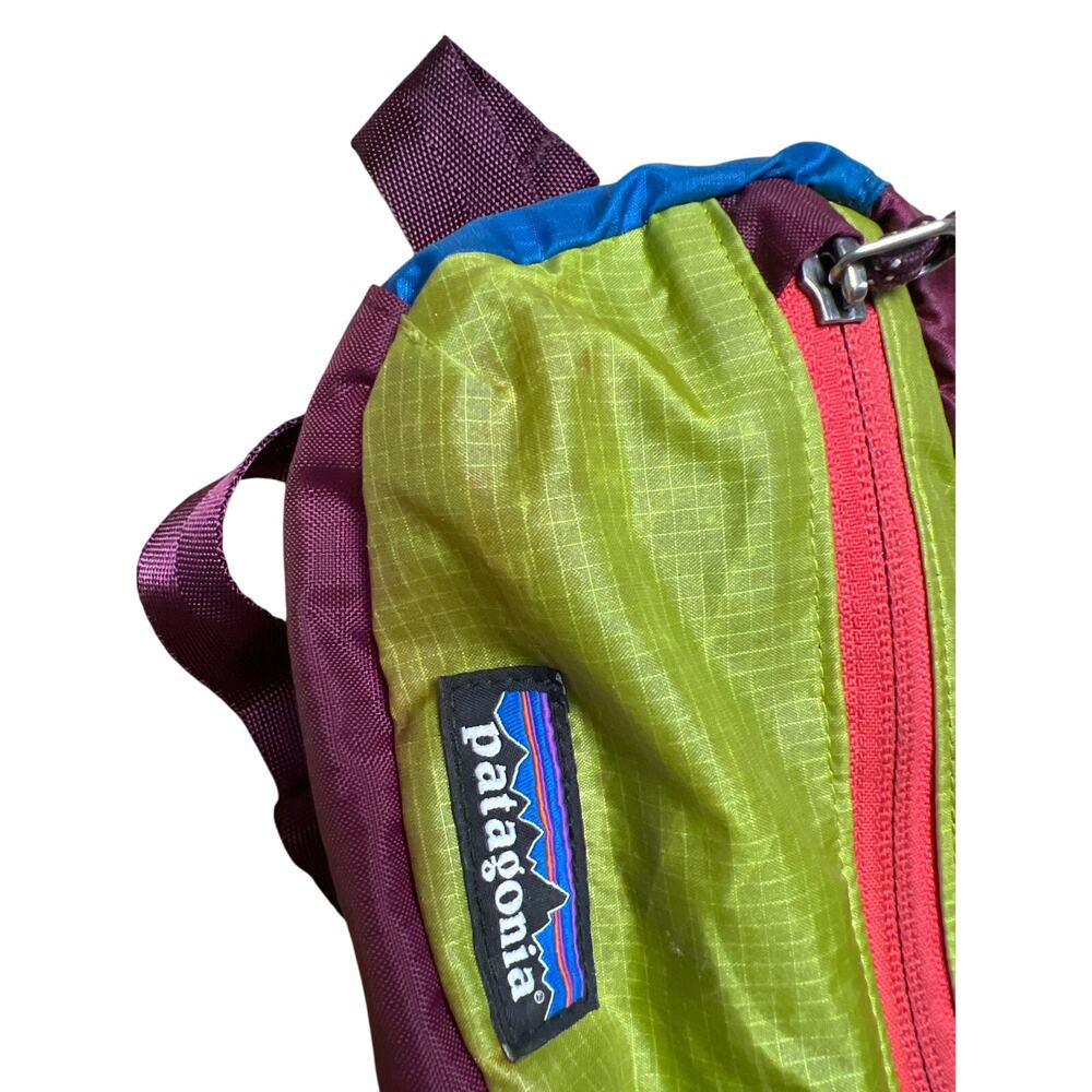 Patagonia Lightweight Mini Hip Pack Fanny 1L Patchwork Peppergrass - Picture 5 of 7